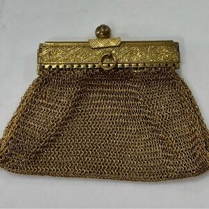 Elegant Gold Chainmail Evening Bag Germany
